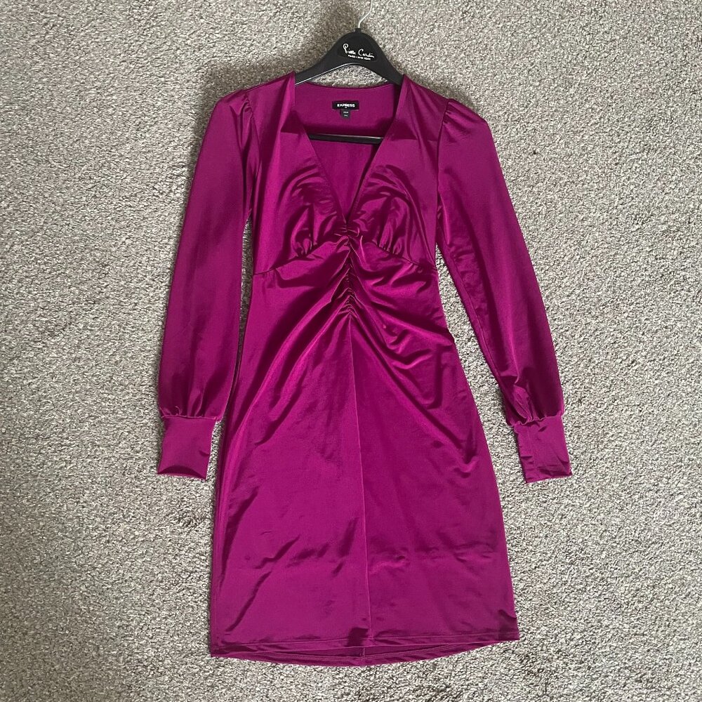 Express Satin Mini Dress